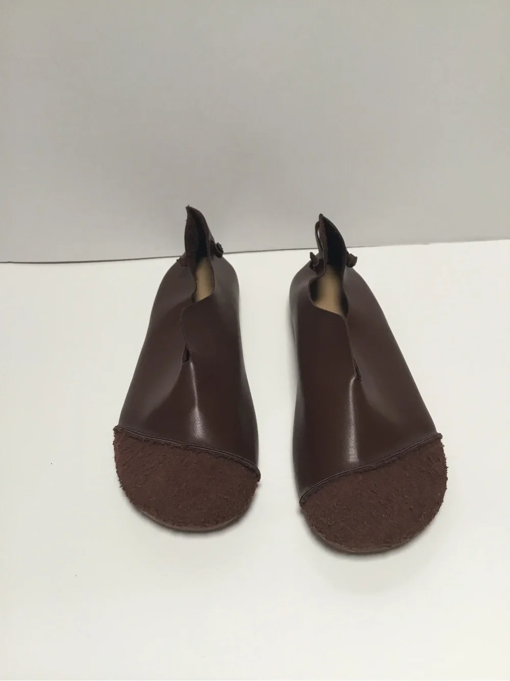Women’s Brown Leather Slip-On Flats